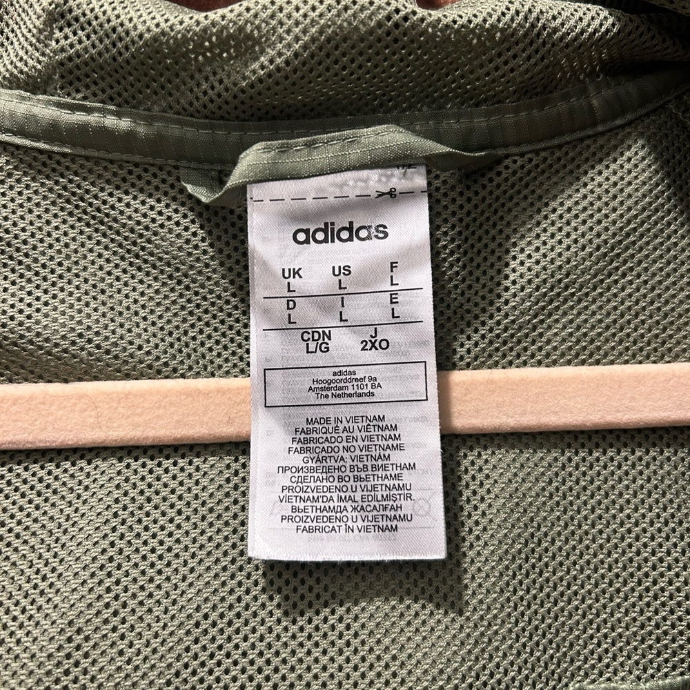 Adidas Full Zip Training Windbreaker - image 5